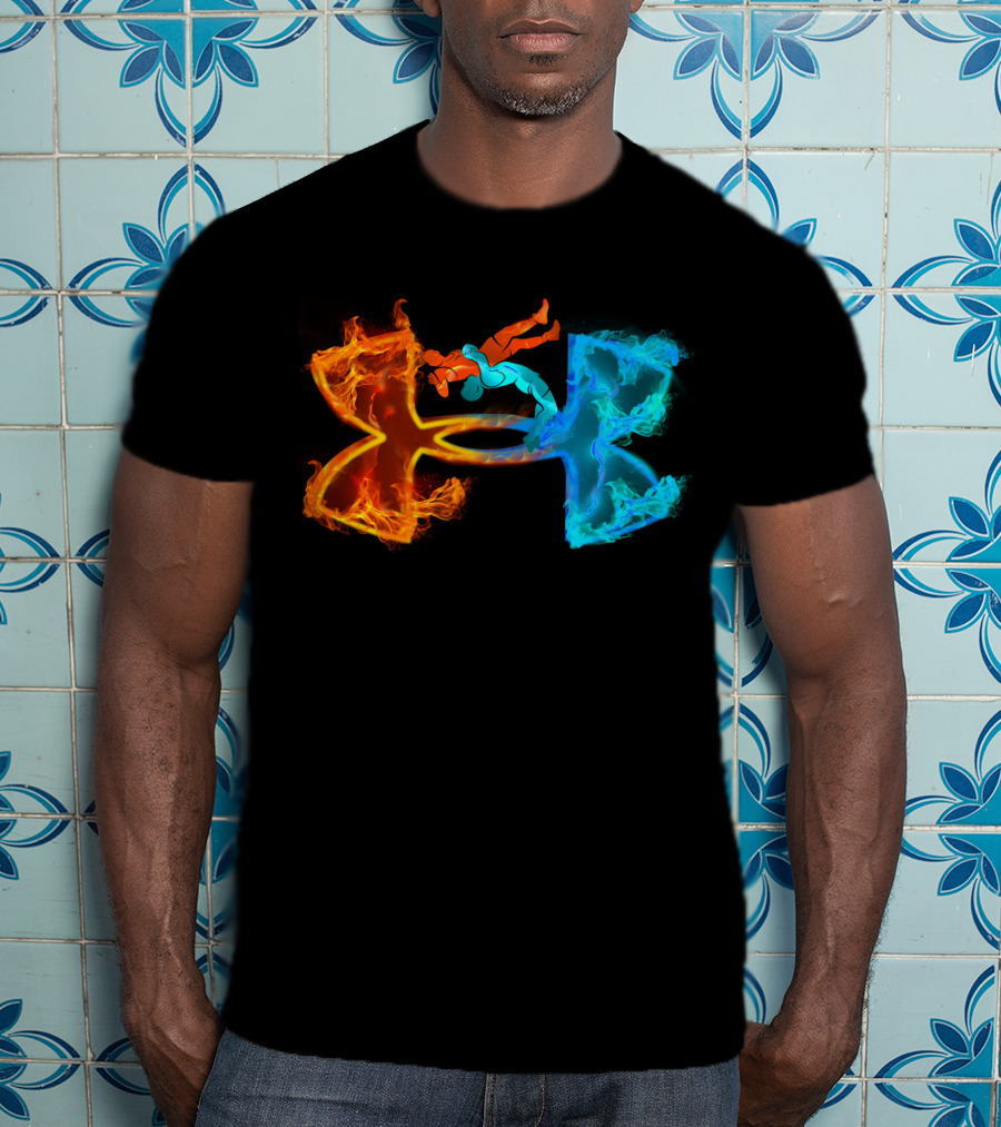 Under Armour Fire And Ice Wrestling Wr151101 T-Shirt