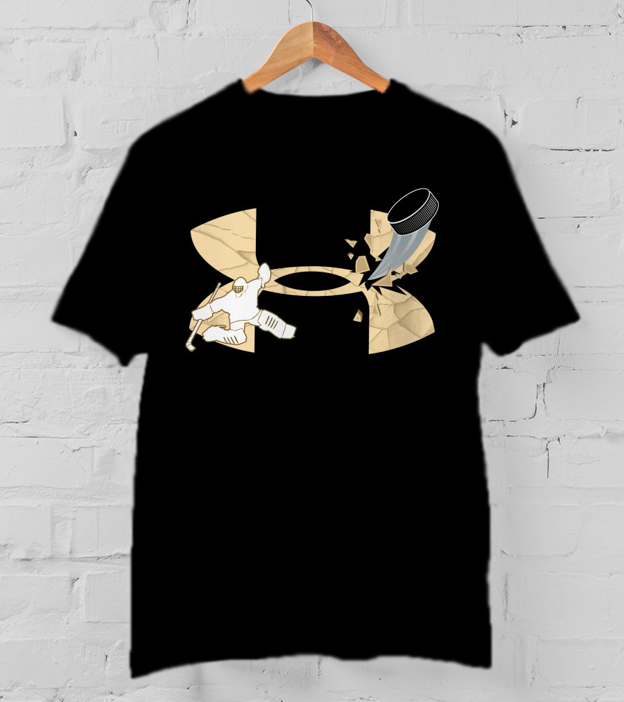 Under Armour Hockey Goalie And Puck T-Shirt