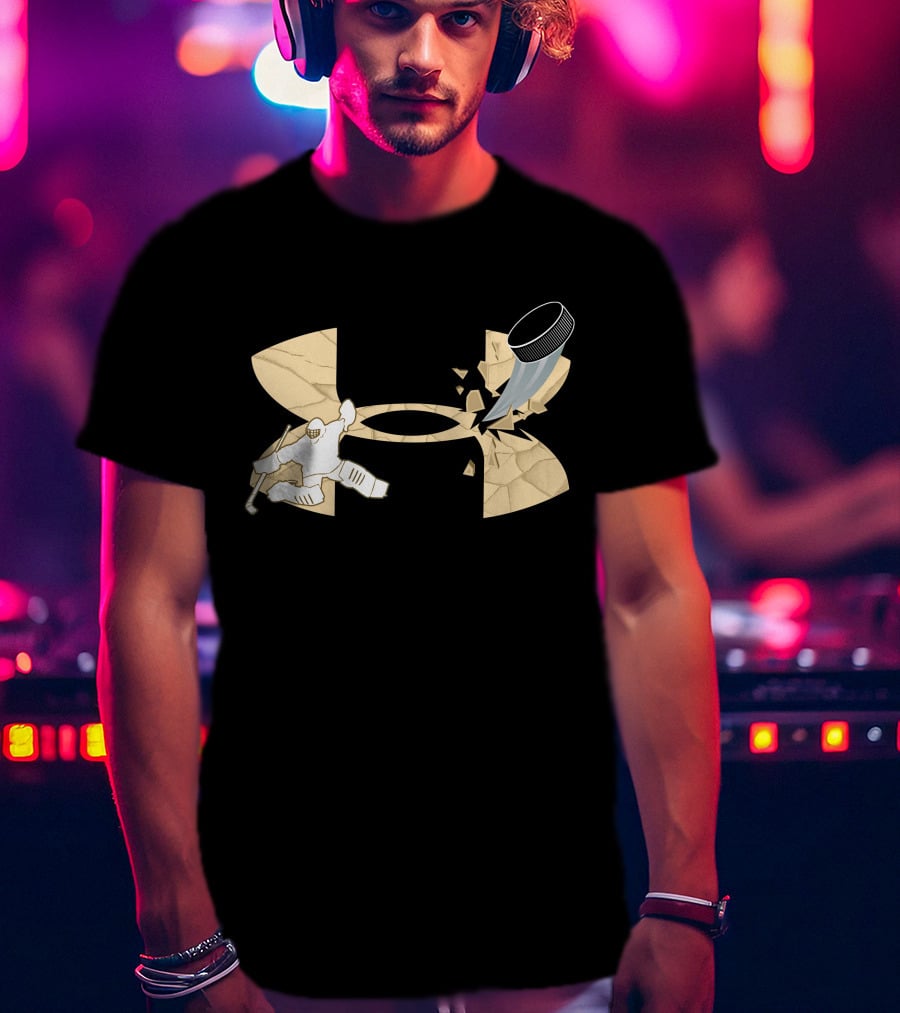Under Armour Hockey Goalie And Puck T-Shirt