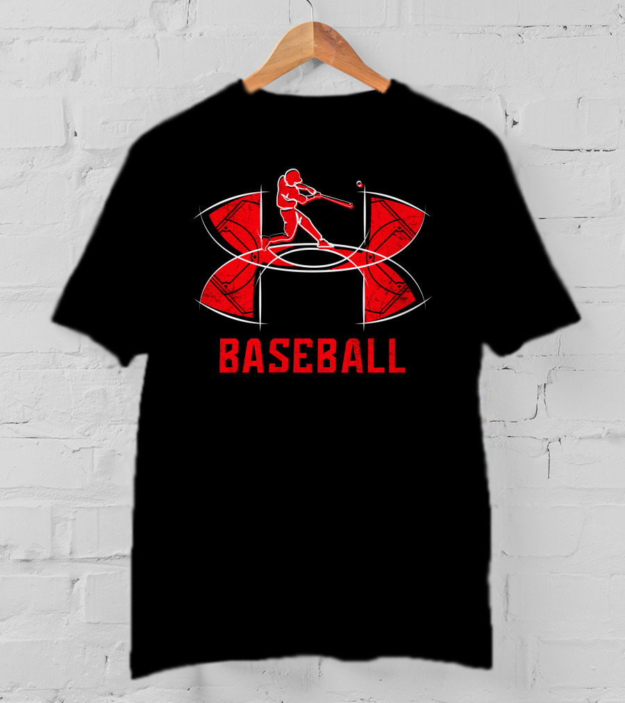 Under Armour Baseball Red Batter T-Shirt