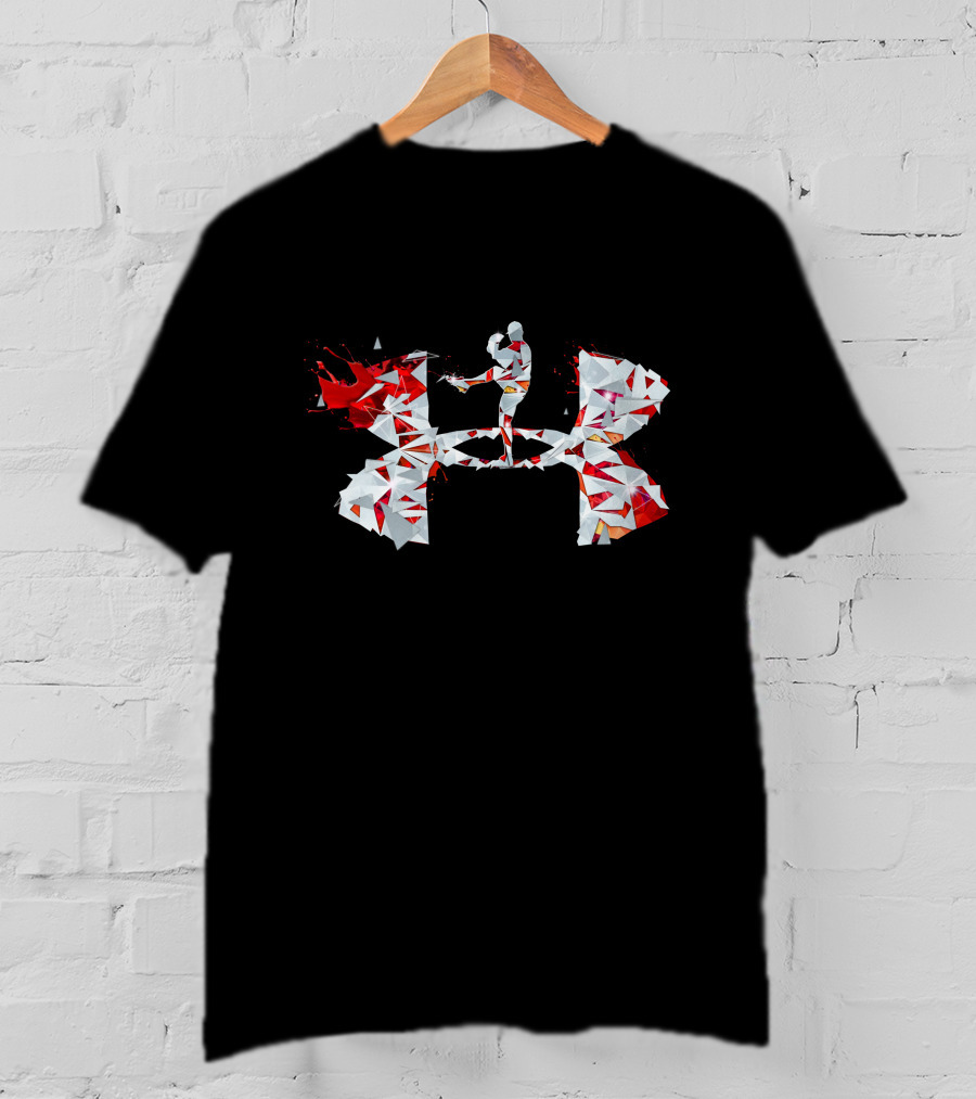 Under Armour Geometric Mma Fighter Kick T-Shirt