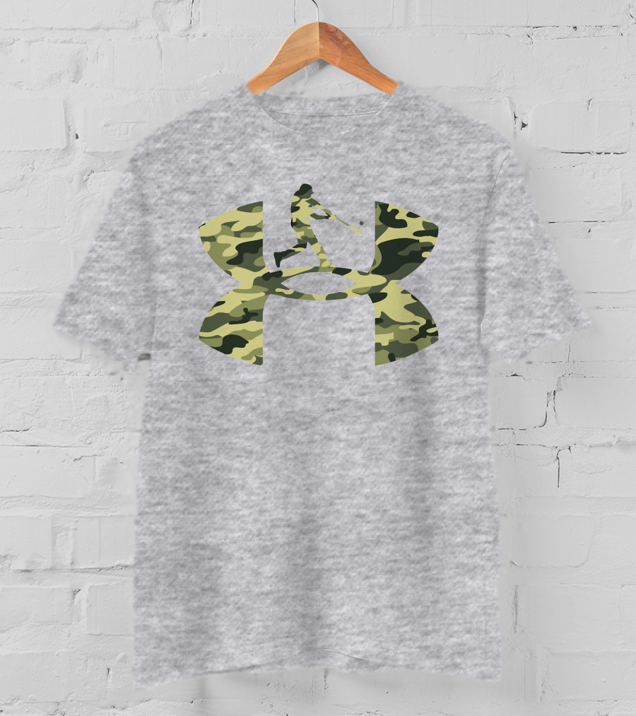 Under Armour Camo Baseball T-Shirt