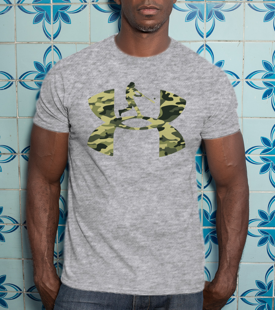 Under Armour Camo Baseball T-Shirt