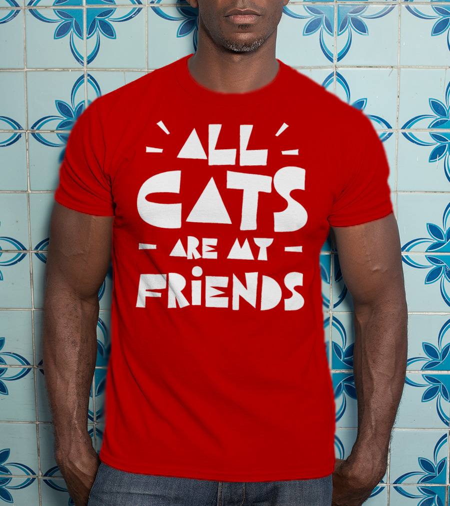 All Cats Are My Friends Cat Lover T-Shirt