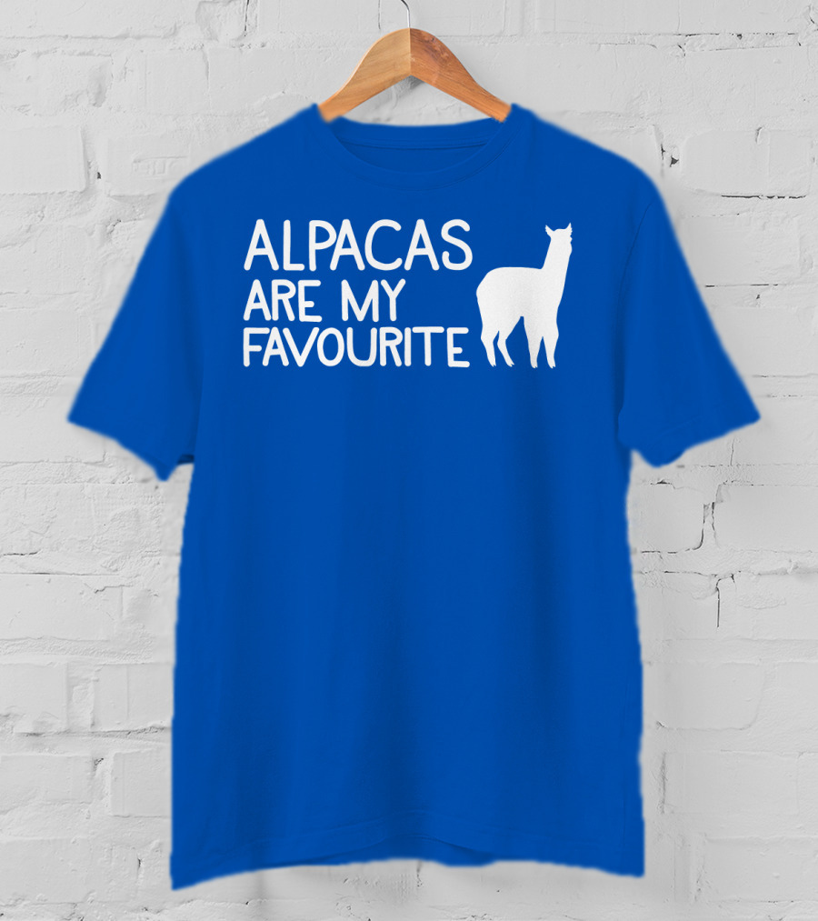 Alpacas Are My Favourite T-Shirt