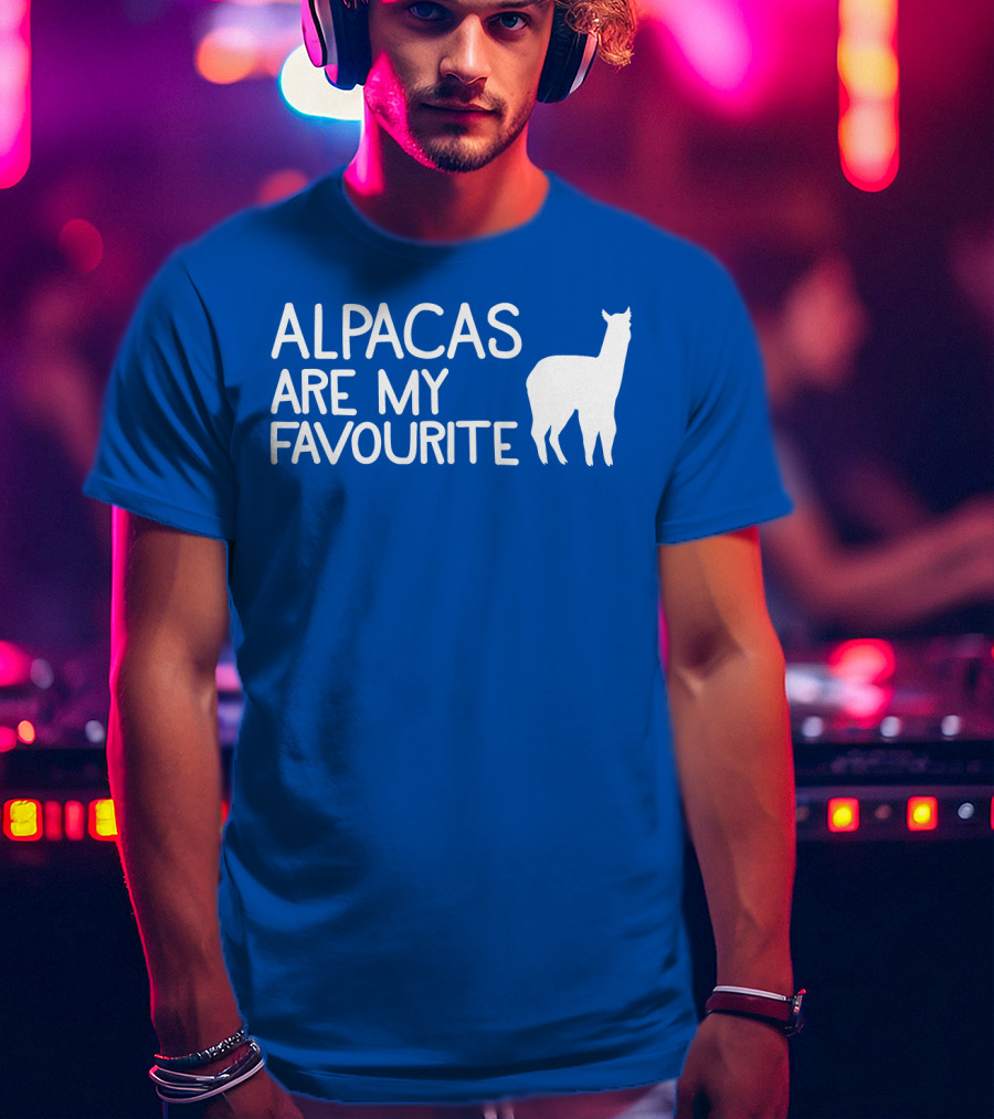 Alpacas Are My Favourite T-Shirt