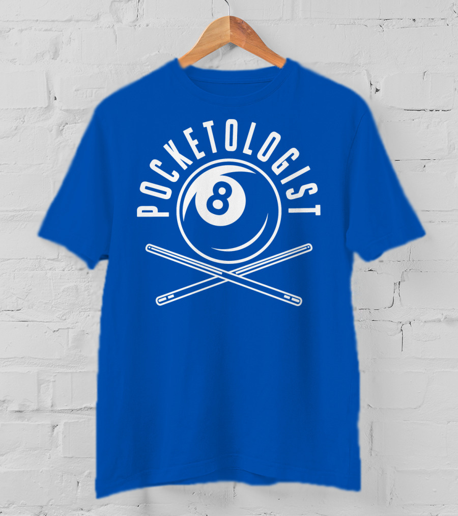 Pocketologist Billiards 8 Ball Cue T-Shirt