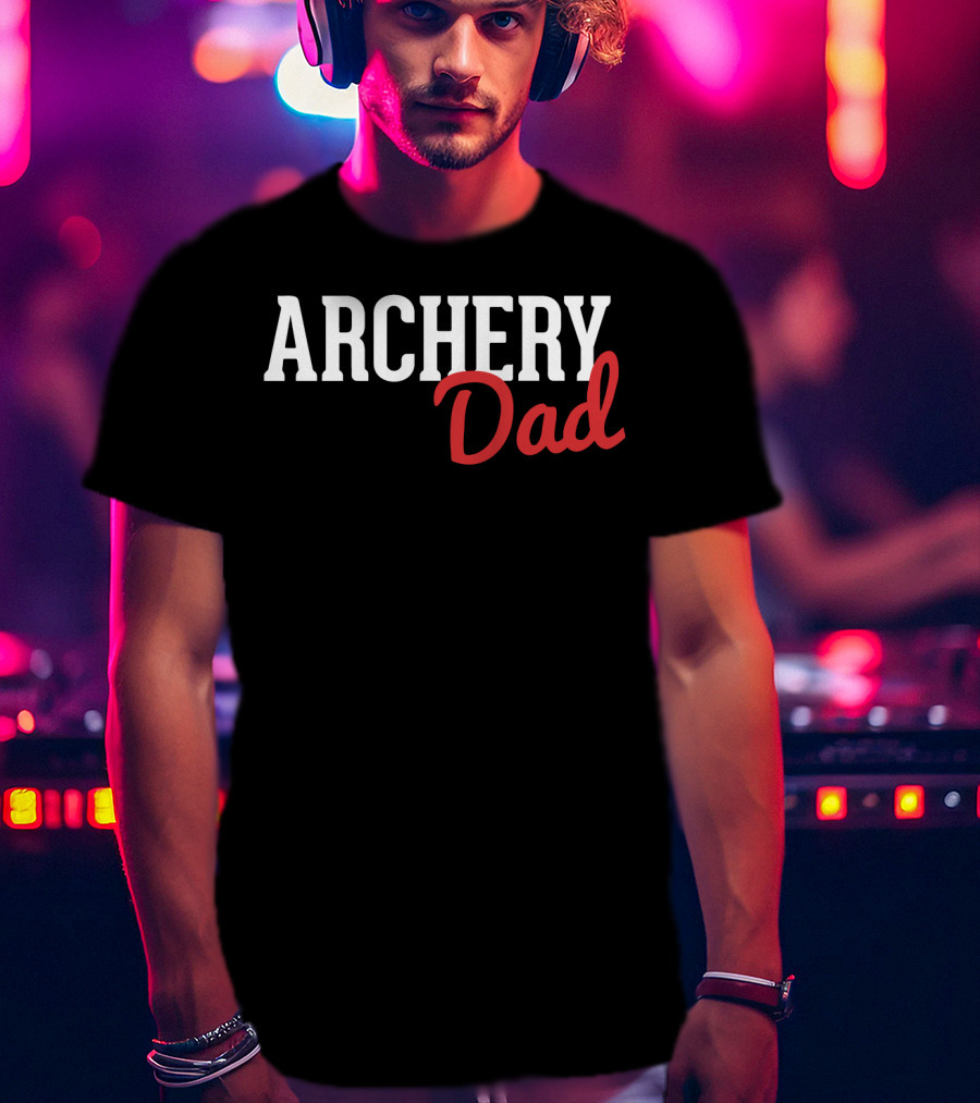 Archery Dad Father's Day Bow Hunting Enthusiast T-Shirt
