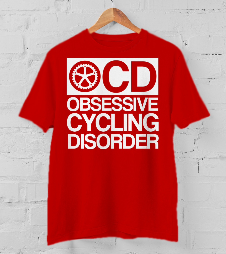 OCD Obsessive Cycling Disorder Gearwheel T-Shirt