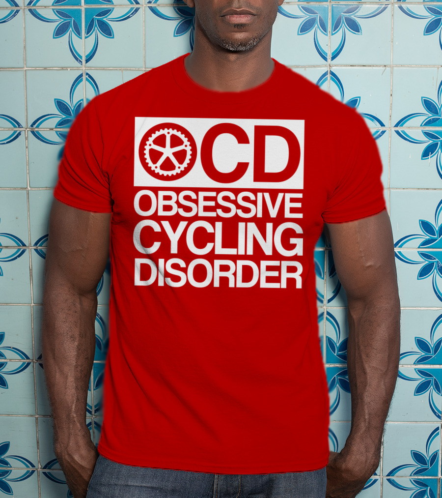 OCD Obsessive Cycling Disorder Gearwheel T-Shirt
