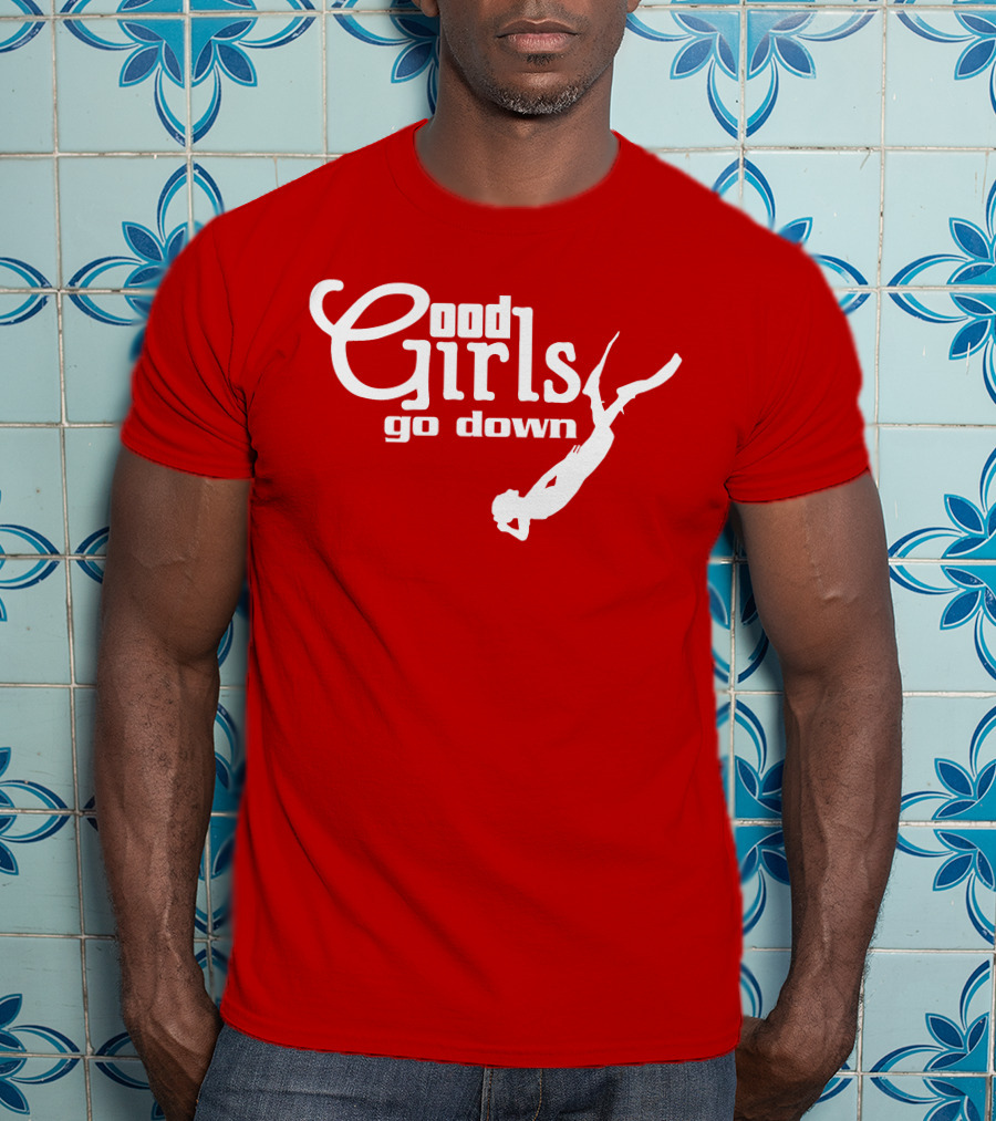 Good Girls Go Down Diving T-Shirt