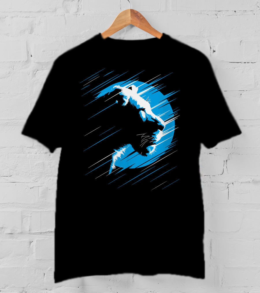 Lioness Blue Predator In Moonlight Stripes T-Shirt
