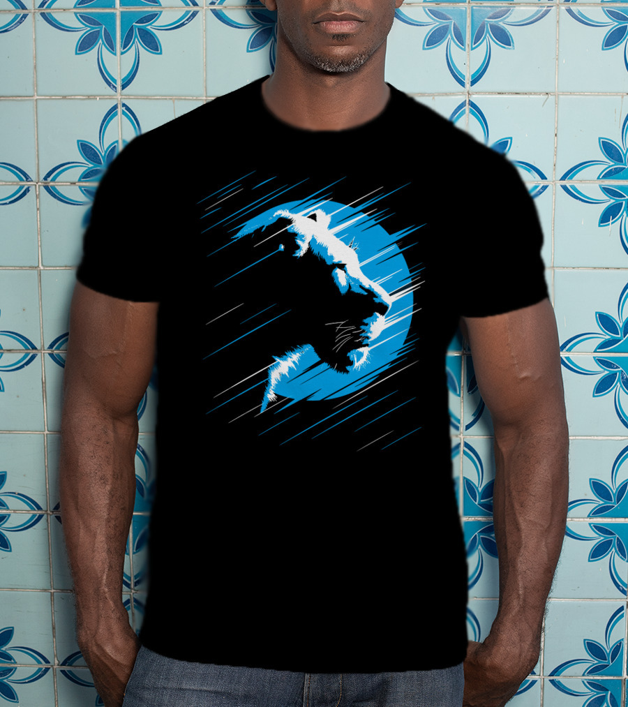 Lioness Blue Predator In Moonlight Stripes T-Shirt
