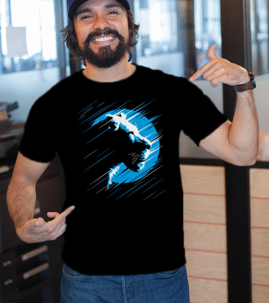 Lioness Blue Predator In Moonlight Stripes T-Shirt