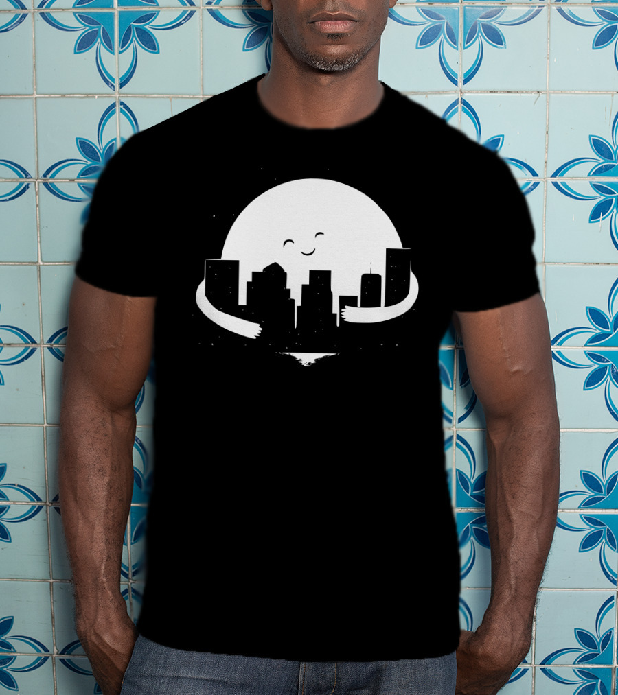 Moon Hug City Embrace T-Shirt