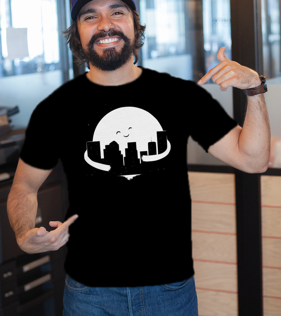 Moon Hug City Embrace T-Shirt