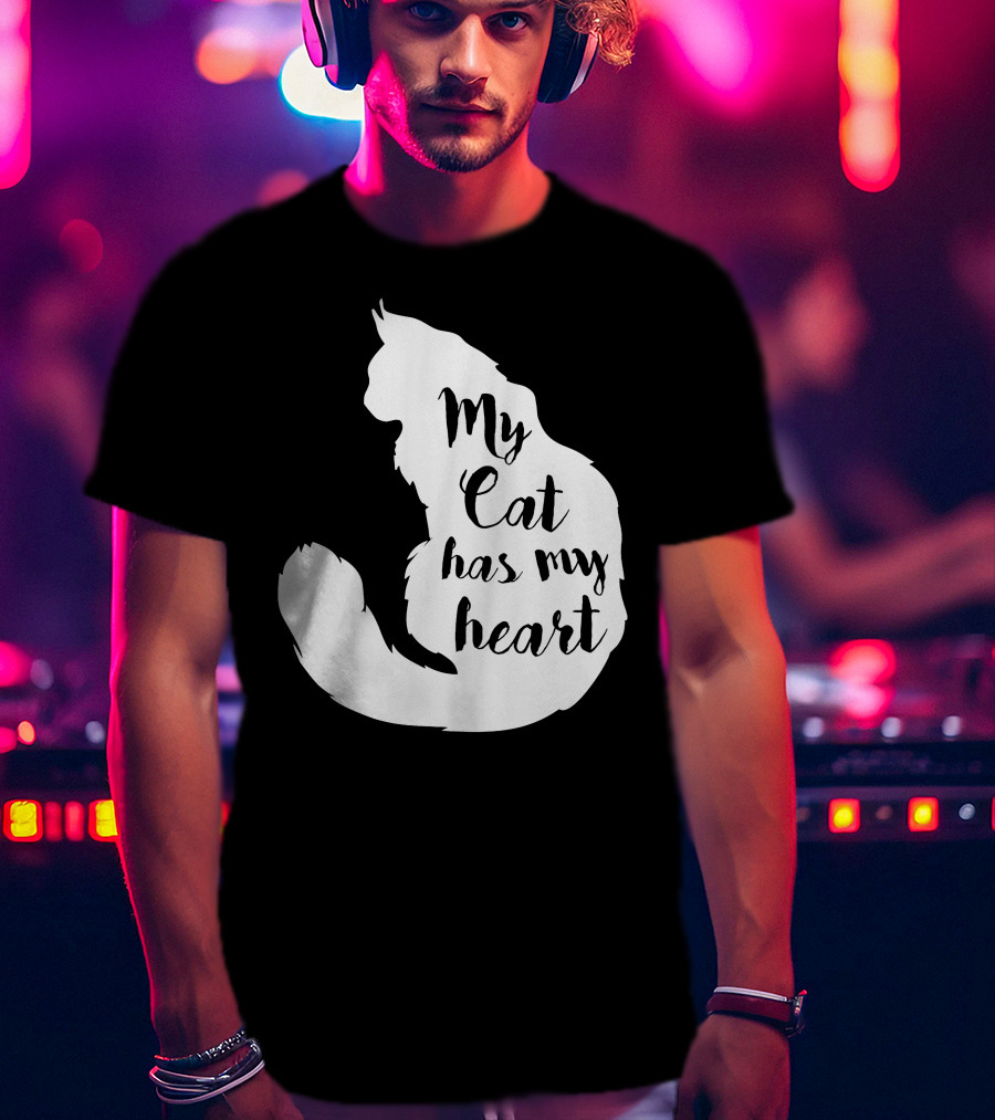 My Cat Has My Heart Cat T-Shirt