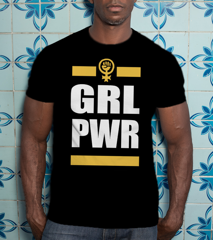 GRL PWR Feminist Symbol Empowerment T-Shirt