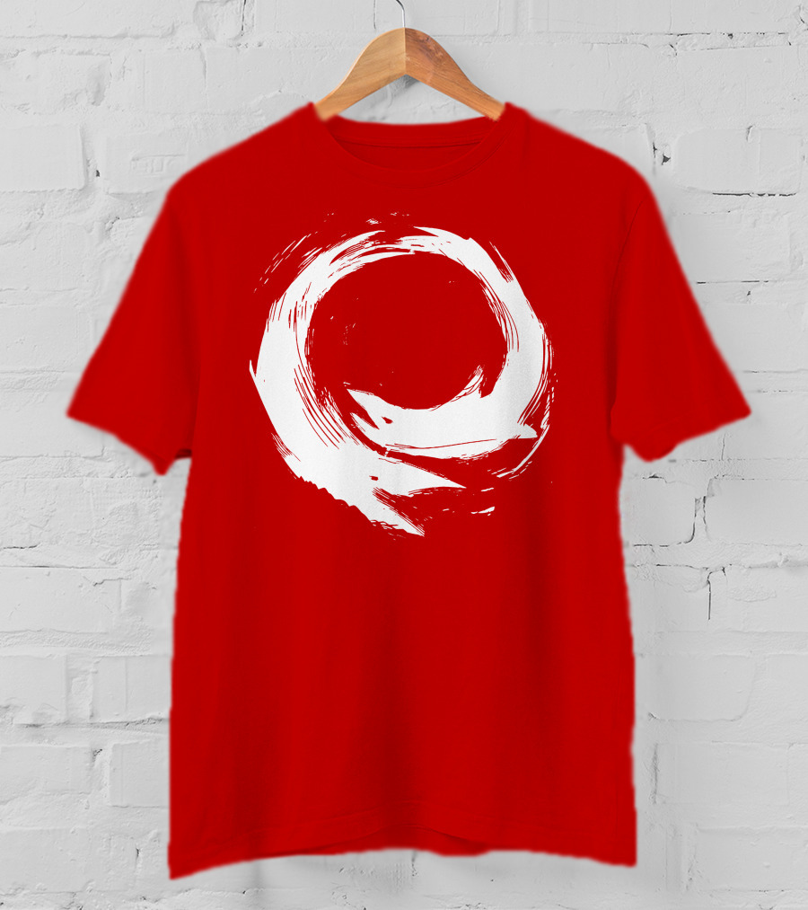 SharX Zen Enso Circle Brushstroke T-Shirt