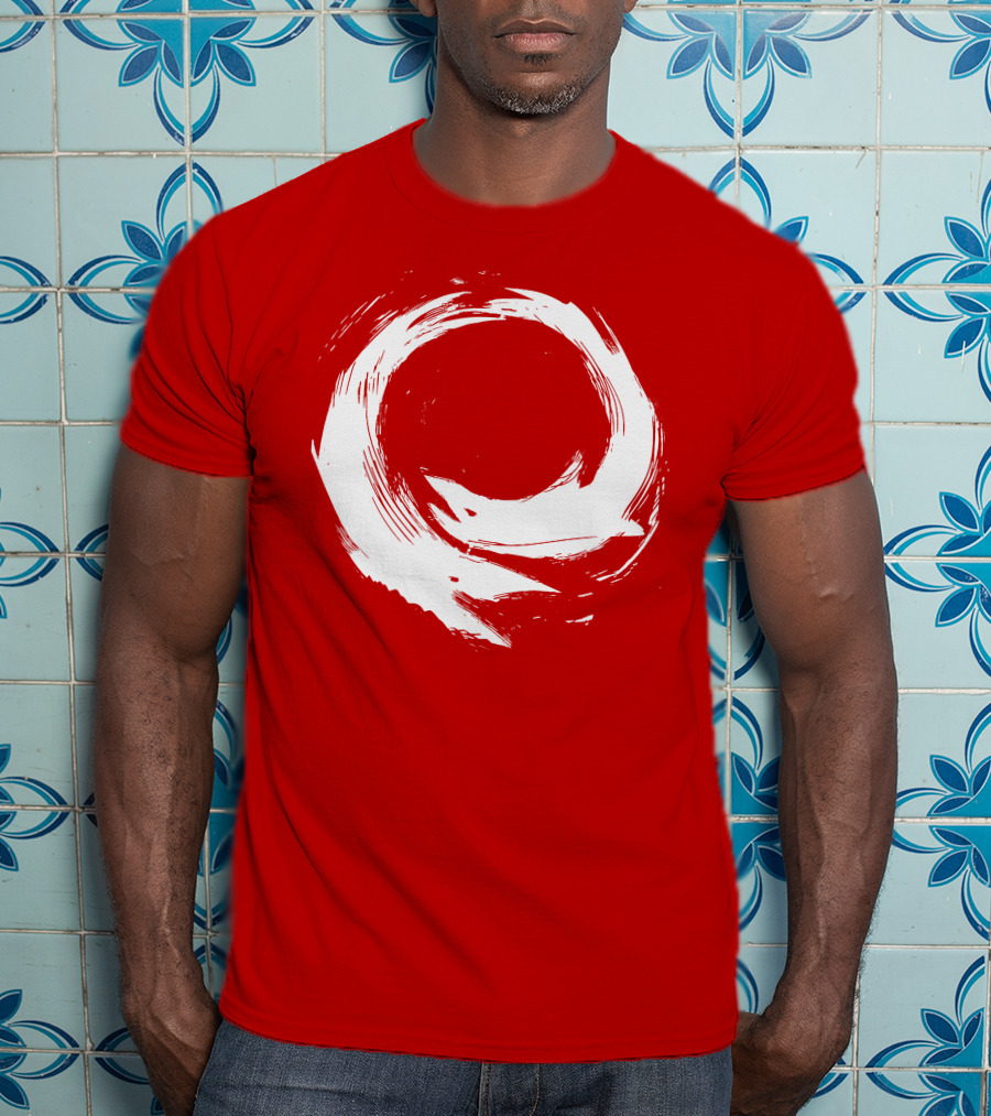 SharX Zen Enso Circle Brushstroke T-Shirt