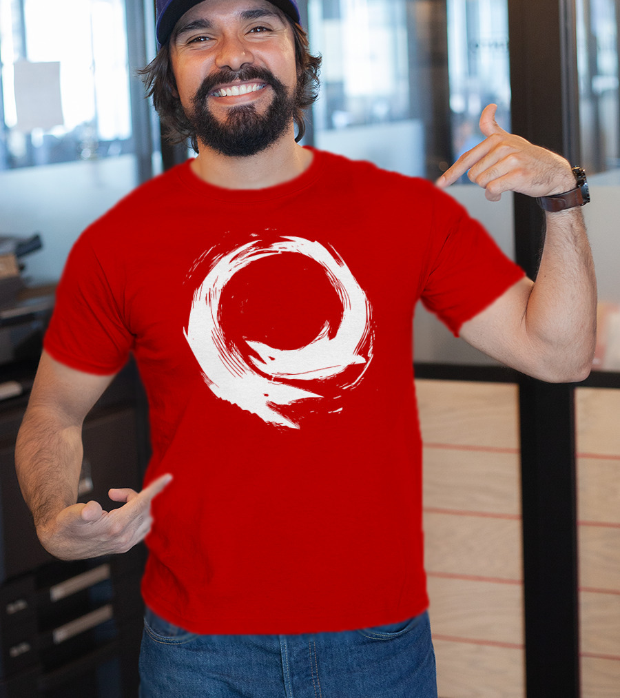 SharX Zen Enso Circle Brushstroke T-Shirt