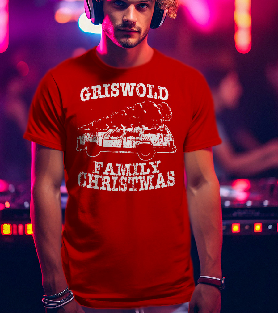 Griswold Family Christmas Tree Car Journey T-Shirt