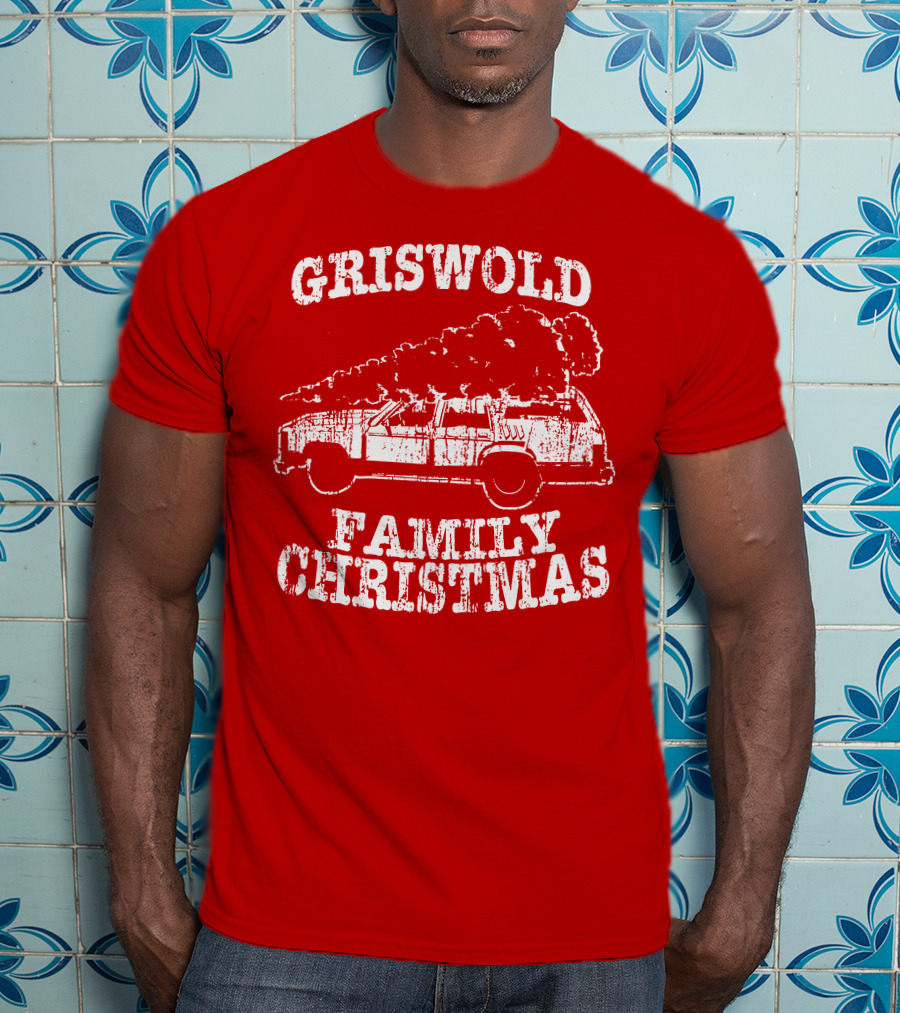 Griswold Family Christmas Tree Car Journey T-Shirt