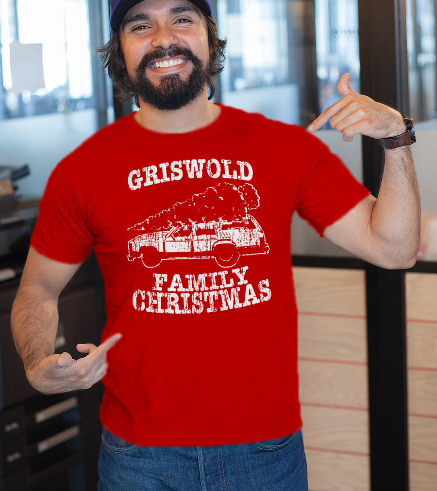 Griswold Family Christmas Tree Car Journey T-Shirt