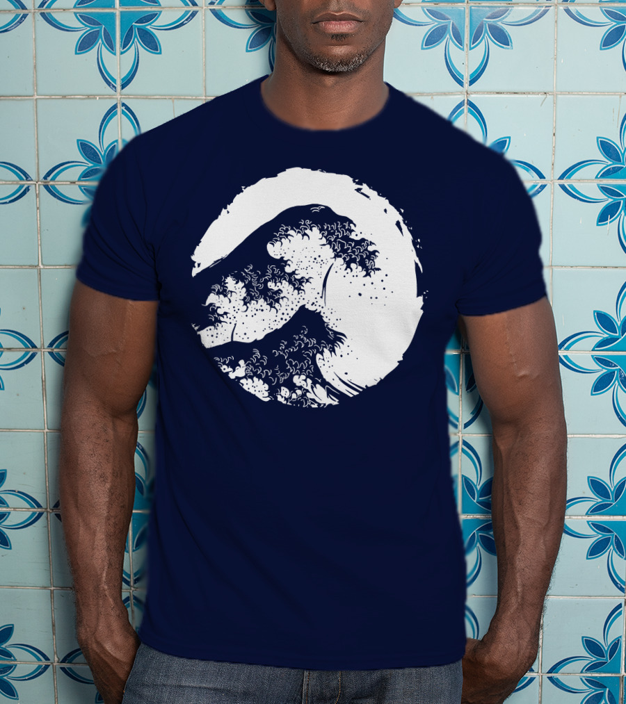 Wave In Japan Iconic Circle T-Shirt