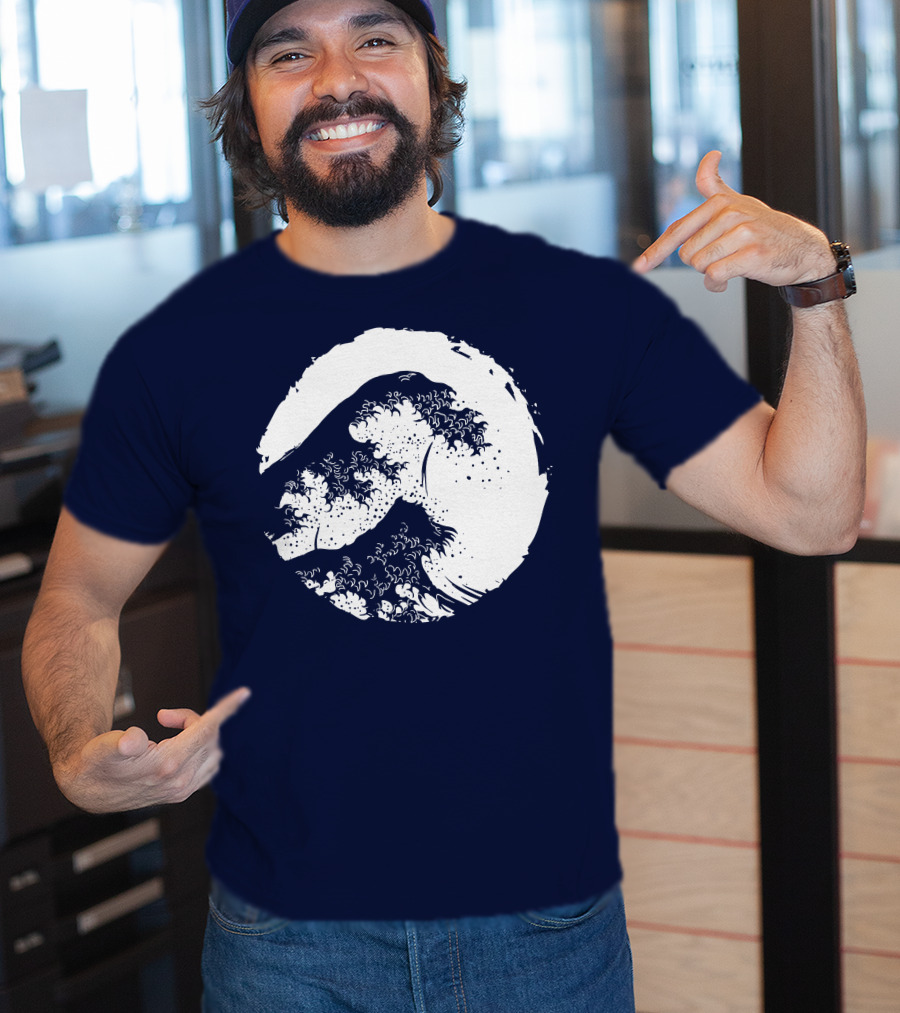 Wave In Japan Iconic Circle T-Shirt