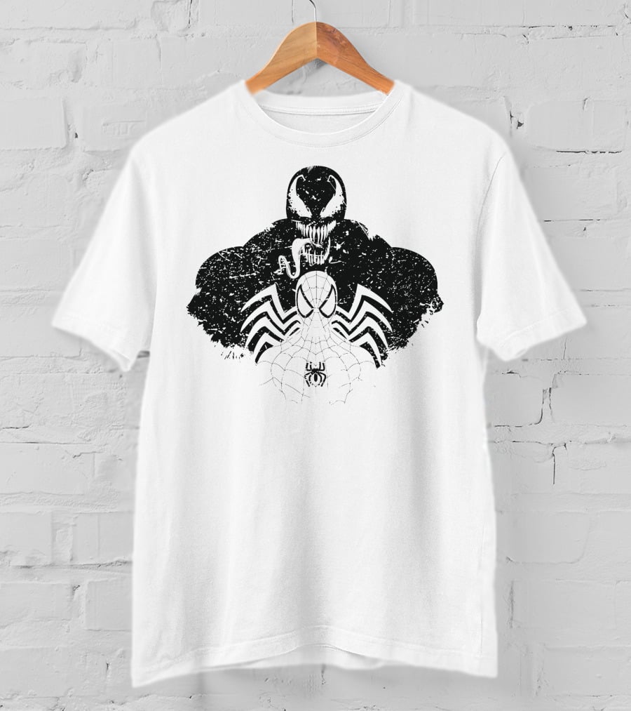 Dark Spider Venom Symbiote Web Fusion T-Shirt