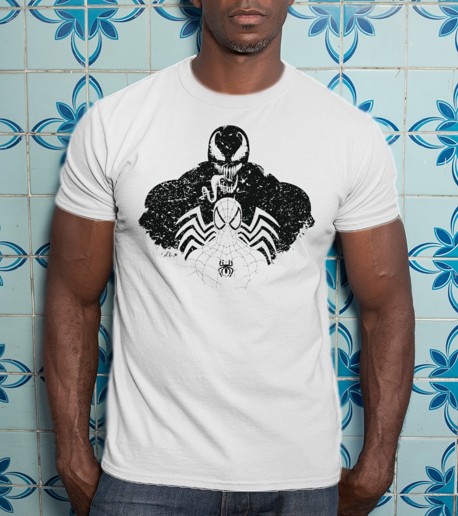 Dark Spider Venom Symbiote Web Fusion T-Shirt