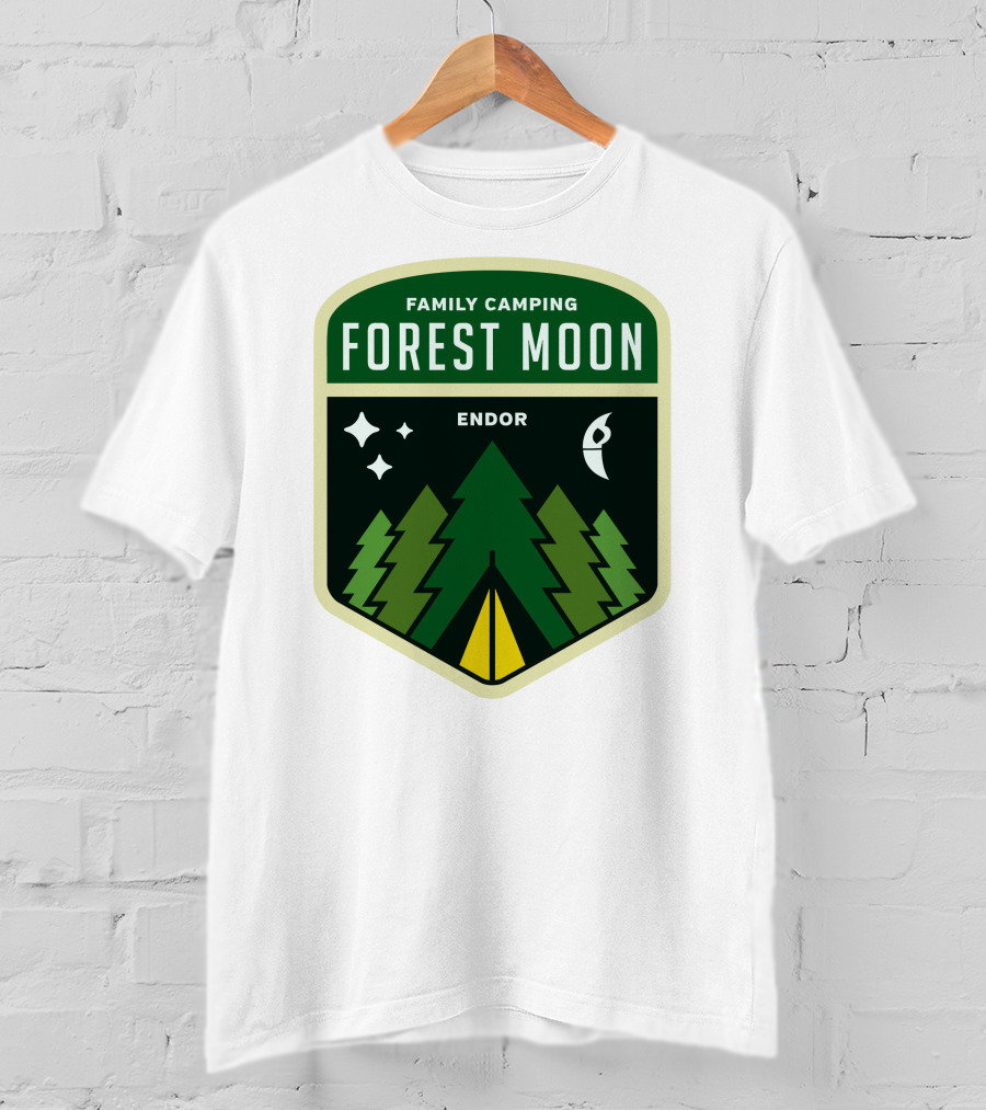 Family Camping Forest Moon Endor T-Shirt