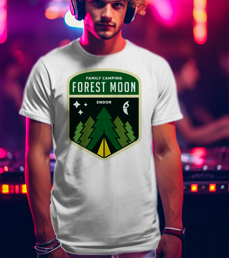 Family Camping Forest Moon Endor T-Shirt