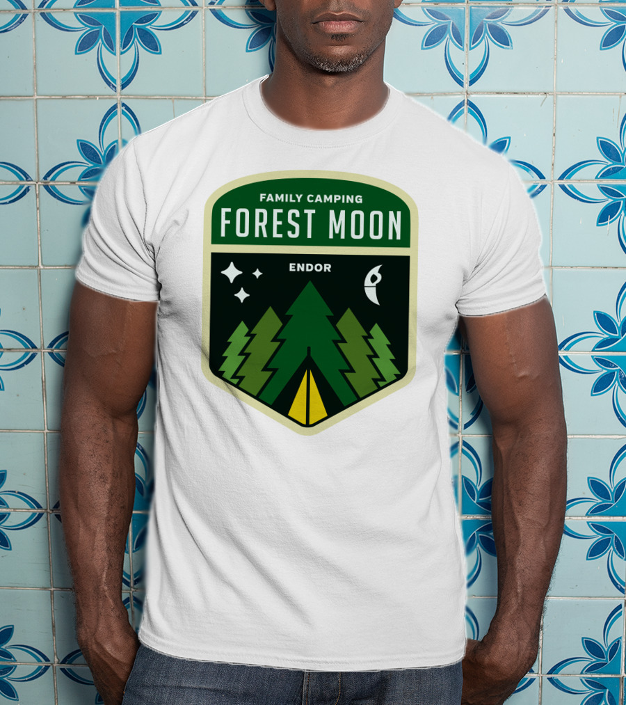 Family Camping Forest Moon Endor T-Shirt