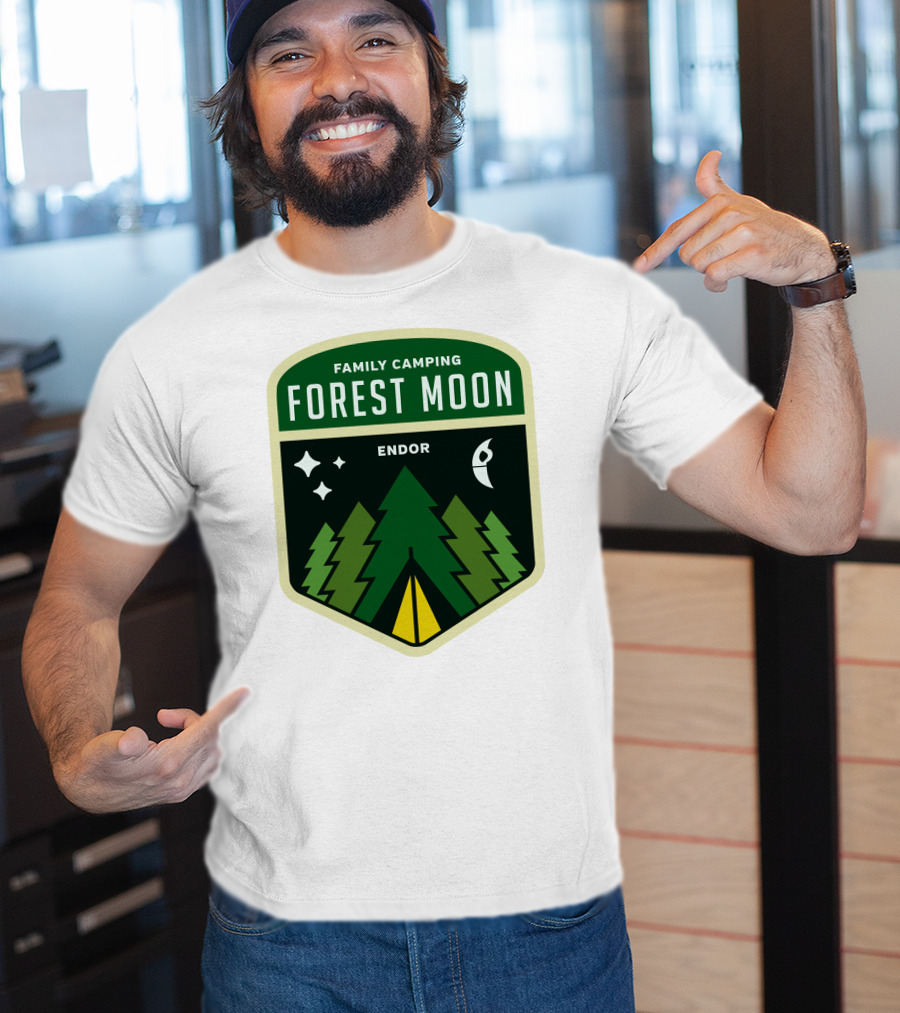 Family Camping Forest Moon Endor T-Shirt