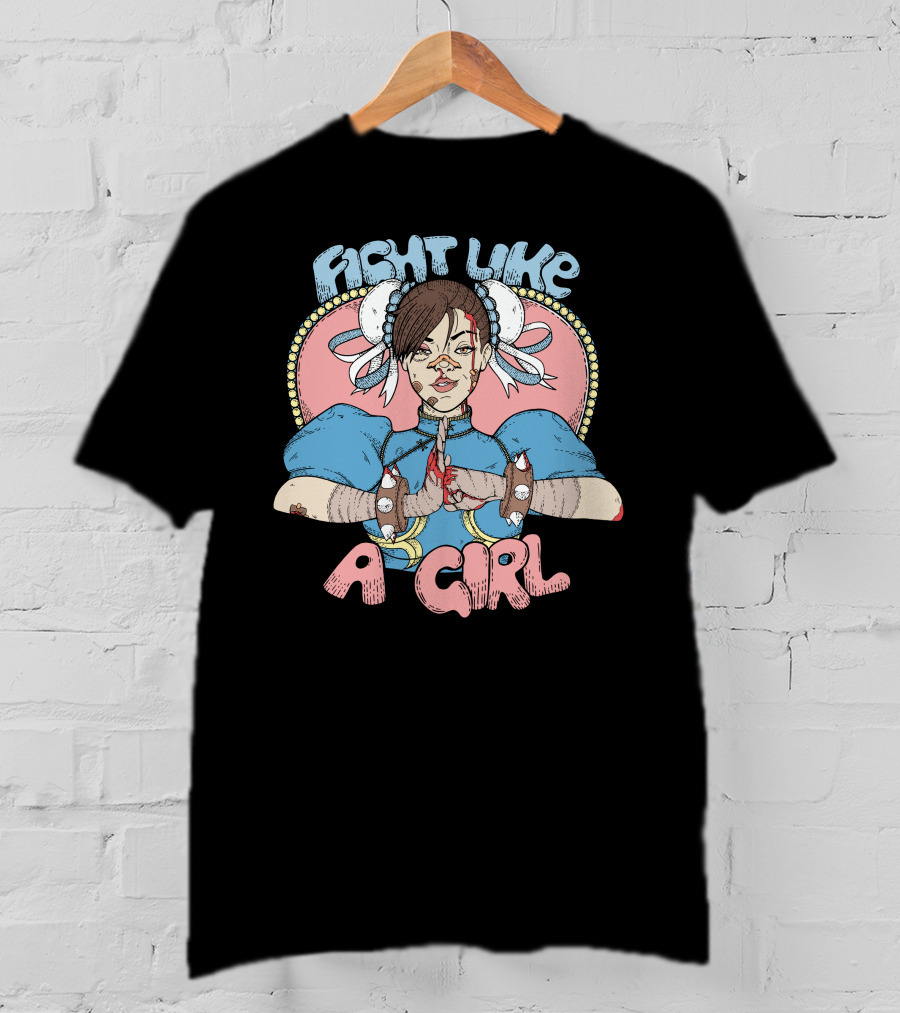 Fight Like A Girl Chunli T-Shirt