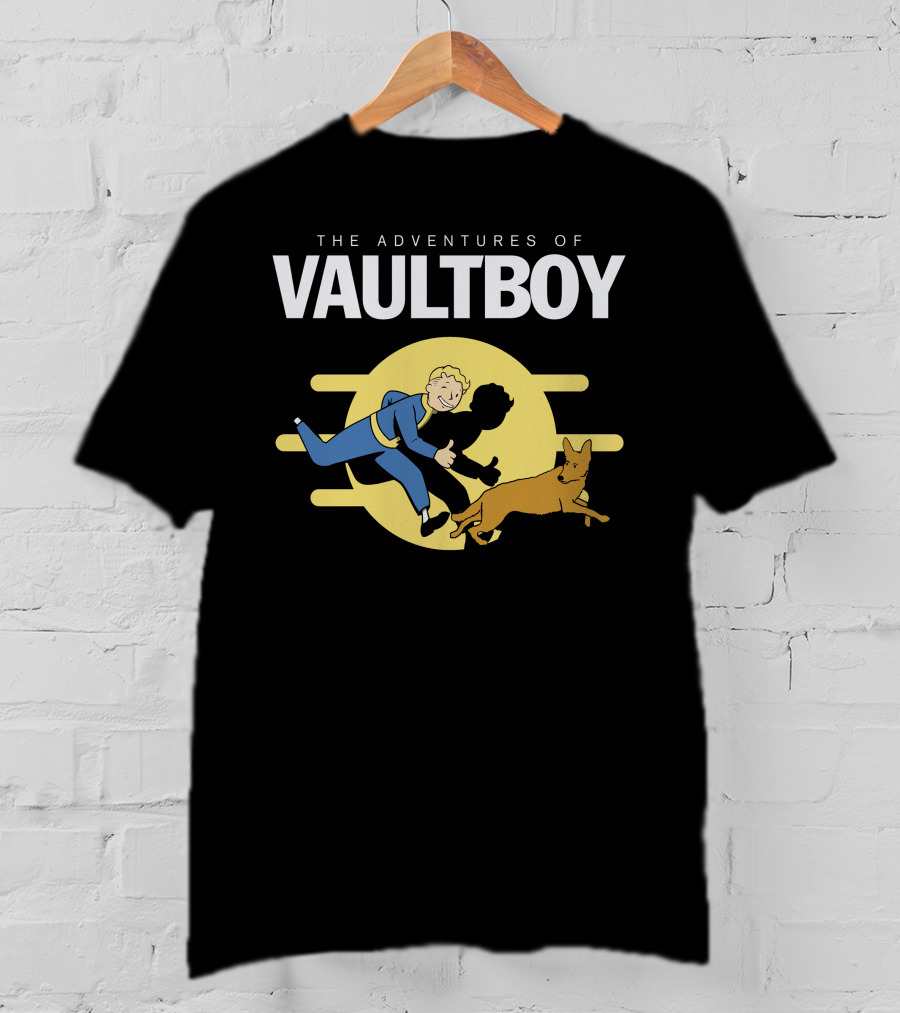 The Adventures Of Vault Boy And His Dog T-Shirt