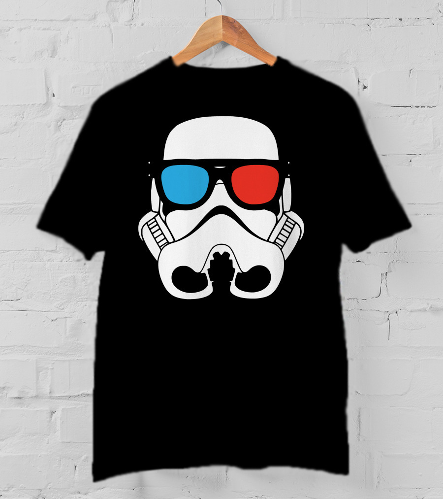 Cool Trooper 3D Glasses Stormtrooper T-Shirt