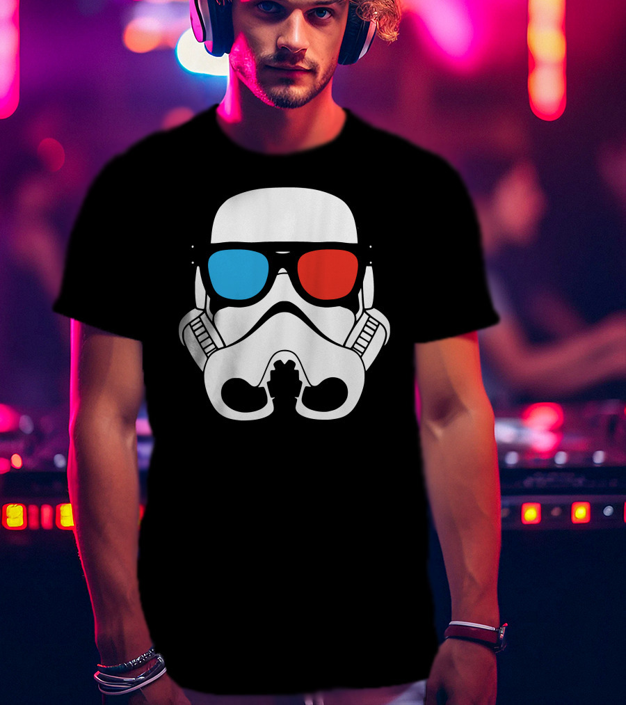 Cool Trooper 3D Glasses Stormtrooper T-Shirt