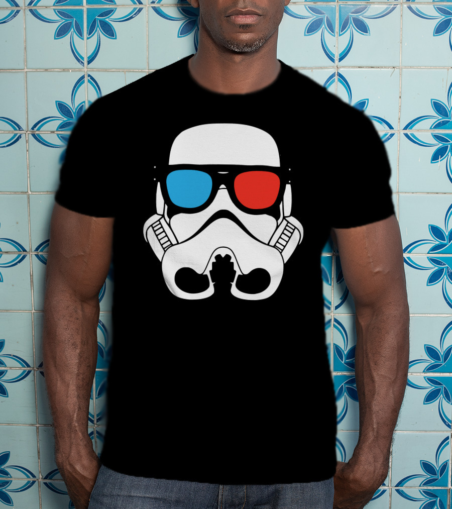 Cool Trooper 3D Glasses Stormtrooper T-Shirt