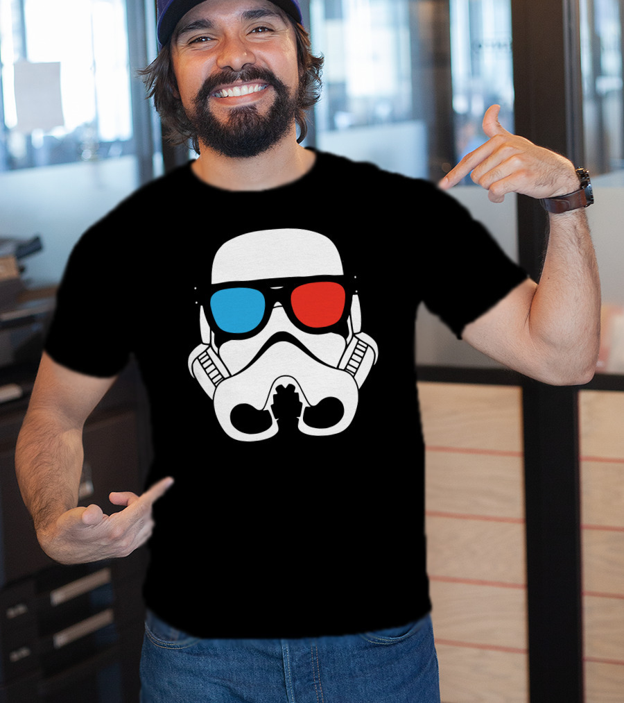 Cool Trooper 3D Glasses Stormtrooper T-Shirt