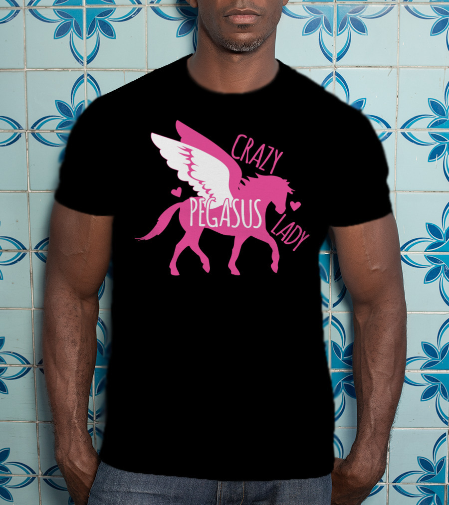 CRAZY PEGASUS LADY T-Shirt