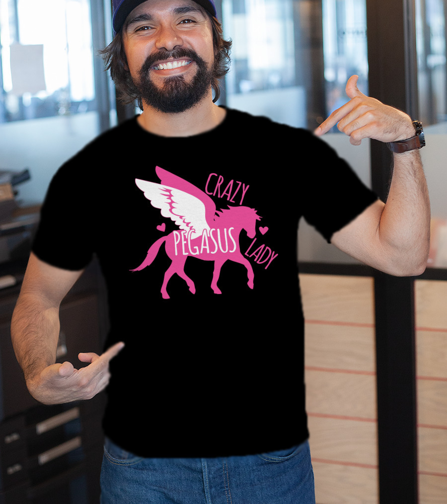 CRAZY PEGASUS LADY T-Shirt