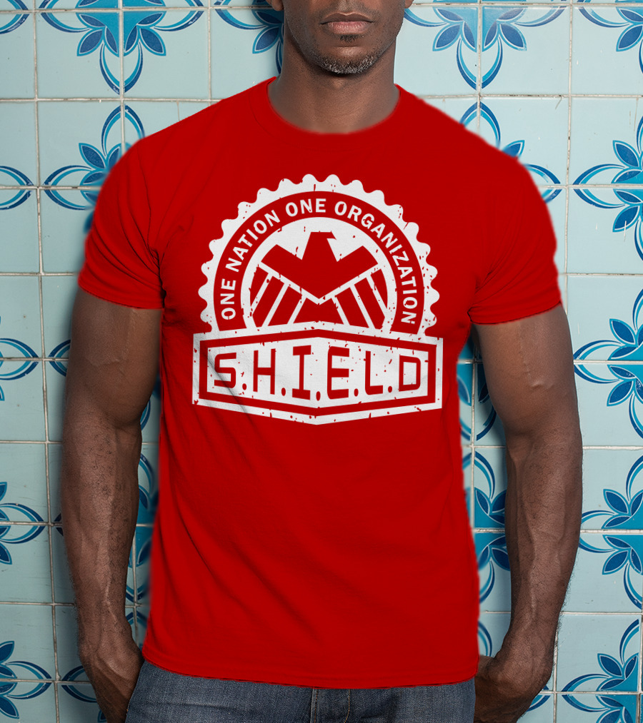 One Nation One Organization S.H.I.E.L.D. Crest Series T-Shirt
