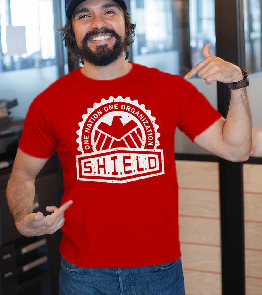 One Nation One Organization S.H.I.E.L.D. Crest Series T-Shirt