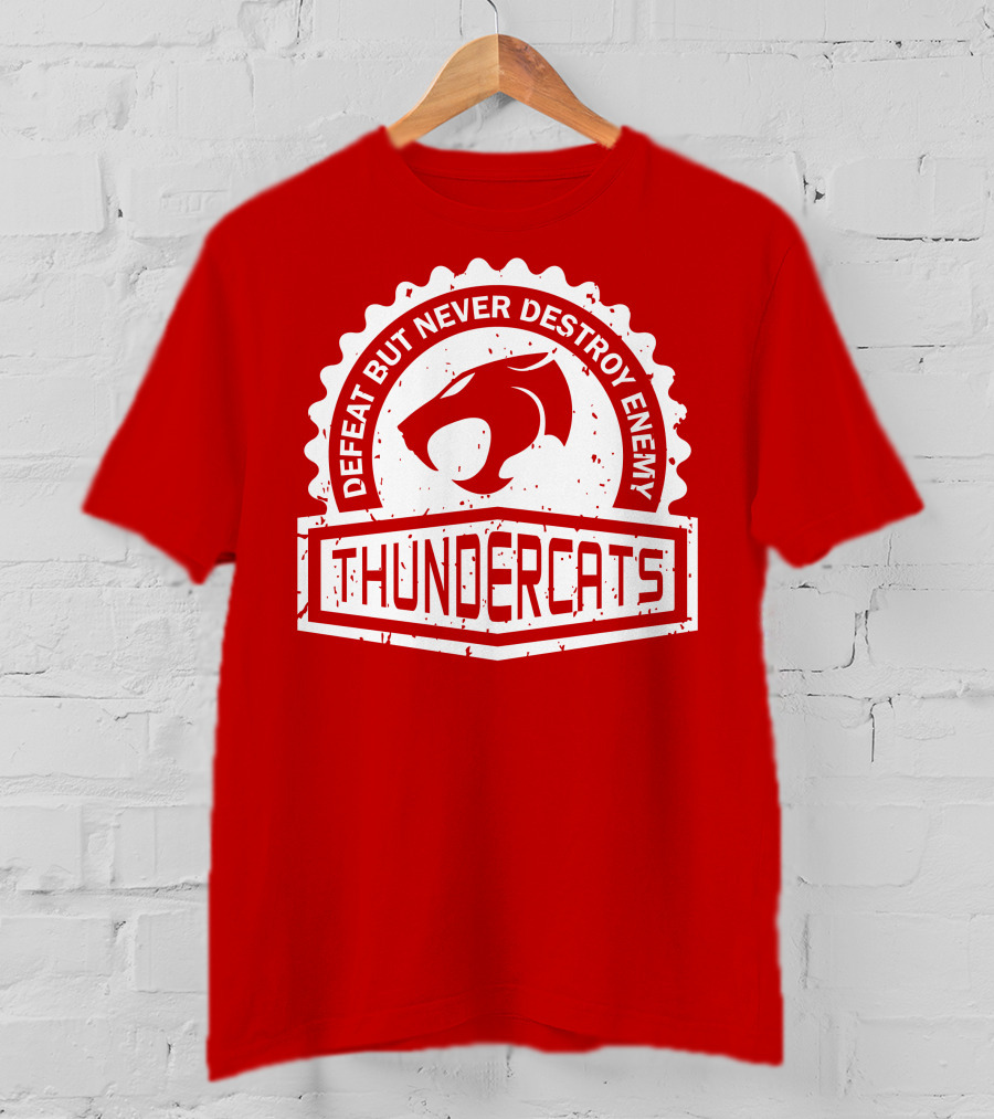 Thundercats Defeat But Never Destroy Enemy Crest Series T-Shirt