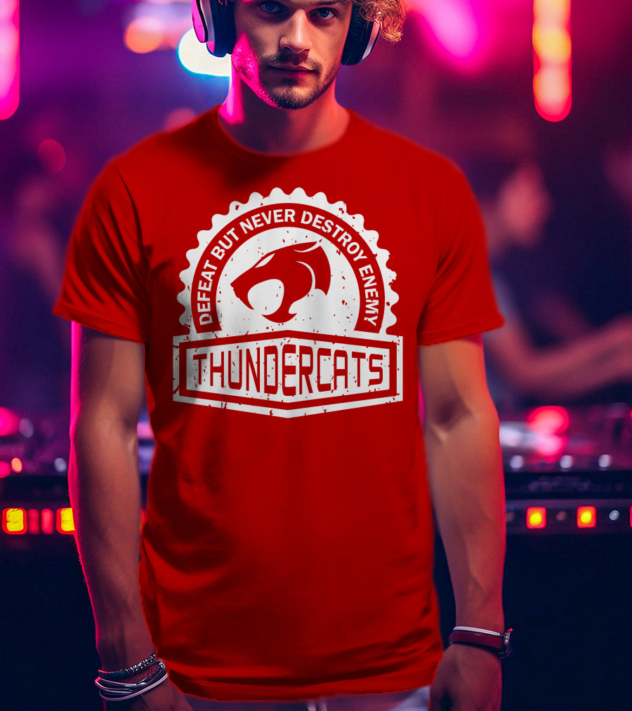 Thundercats Defeat But Never Destroy Enemy Crest Series T-Shirt