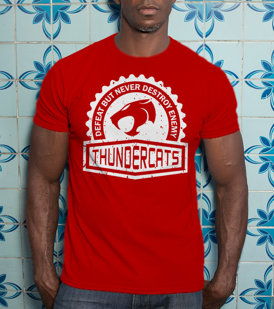 Thundercats Defeat But Never Destroy Enemy Crest Series T-Shirt