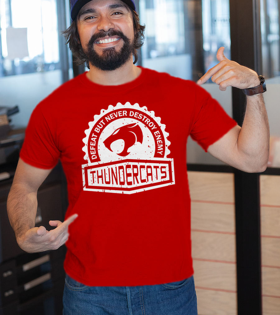 Thundercats Defeat But Never Destroy Enemy Crest Series T-Shirt